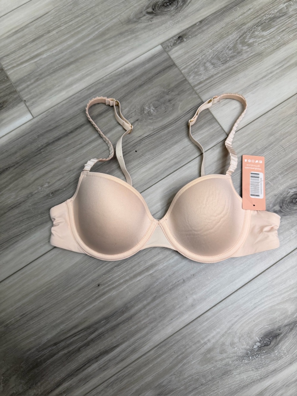ThirdLove Light Blush Molded T-Shirt Bra SZ 34A